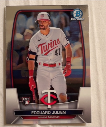 2023 Bowman Chrome #1 Edouard Julien — front