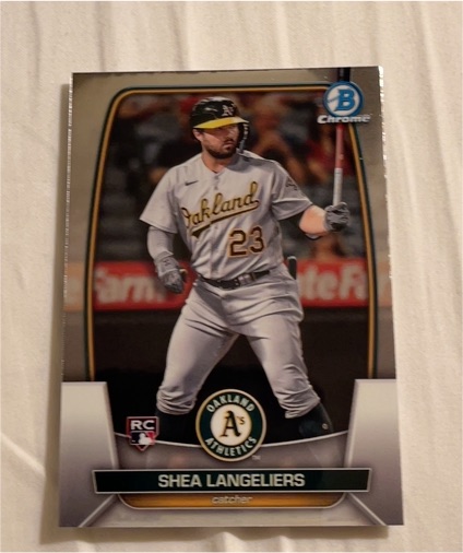 2023 Bowman Chrome #95 Shea Langeliers — front
