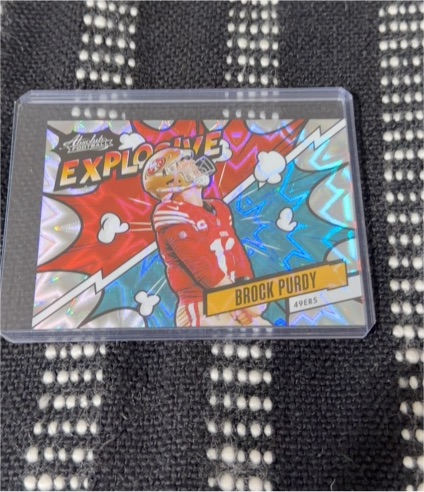 2024 Panini Absolute Explosive #EX-BPY Brock Purdy — front