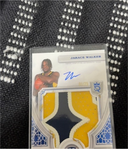 2023-24 Topps Royalty #RA-JW Jarace Walker Rookie Autographs — front