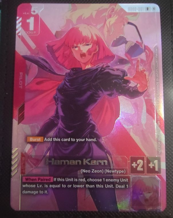 Gundam TCG Dual Impact GD02-091 Haman Karn — front