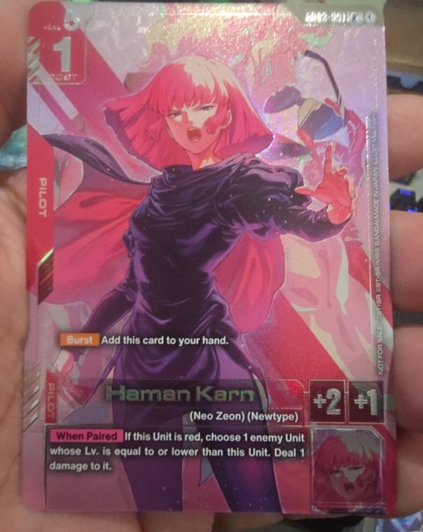 2025 Gundam TCG Dual Impact #GD02-091 Haman Karn — front
