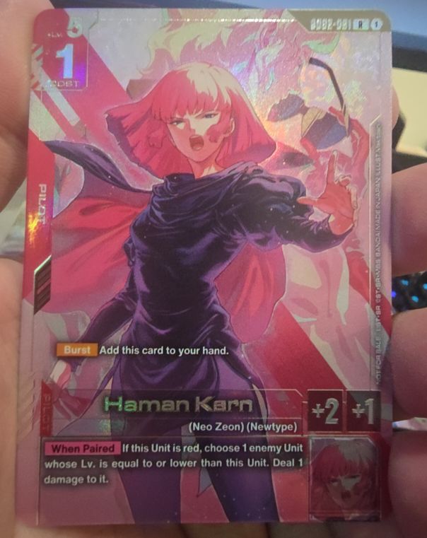 2025 Gundam TCG Dual Impact #GD02-091 Haman Karn — front