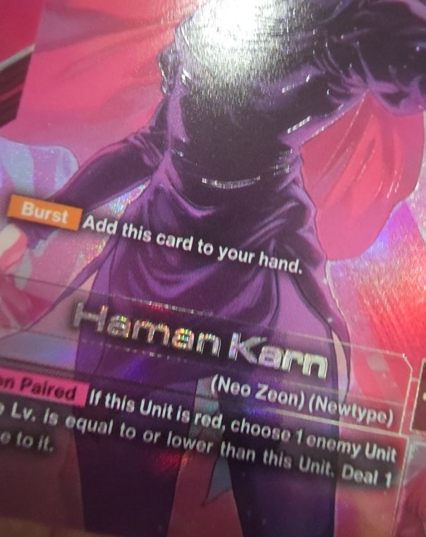 Gundam TCG Dual Impact GD02-091 Haman Karn — front