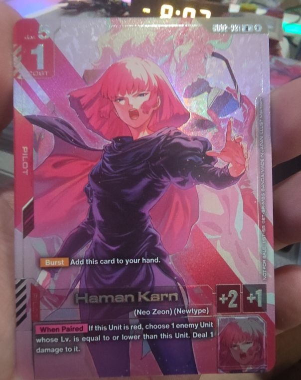 2025 Gundam TCG Dual Impact #GD02-091 Haman Karn — front