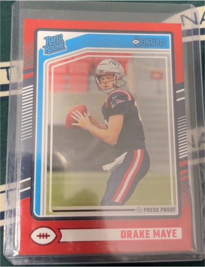 2024 Panini Donruss Rated Rookie #379 Drake Maye — front
