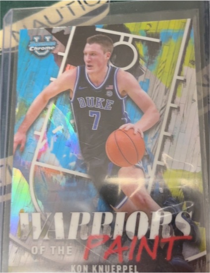 2024-25 Bowman Chrome University #WP-13 Kon Knueppel Warriors of the Paint — front