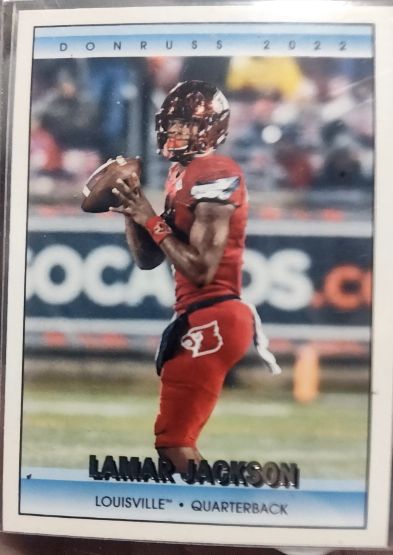 2022 Panini Chronicles Donruss Draft Picks #20 Lamar Jackson — front