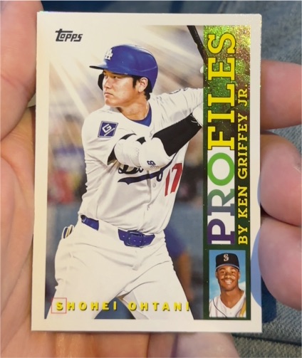 2026 Topps Series 1 #TP-1 Shohei Ohtani Profiles by Ken Griffey Jr — front