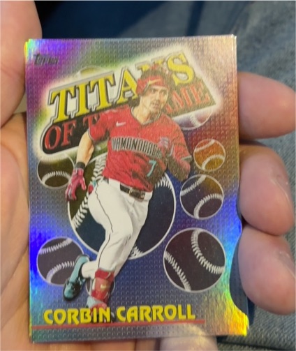 2026 Topps Titans of the Game #TOG-6 Corbin Carroll — front