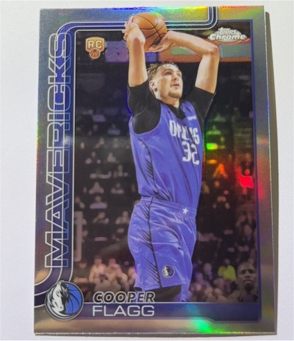 2025-26 Topps Chrome #251 Cooper Flagg — front