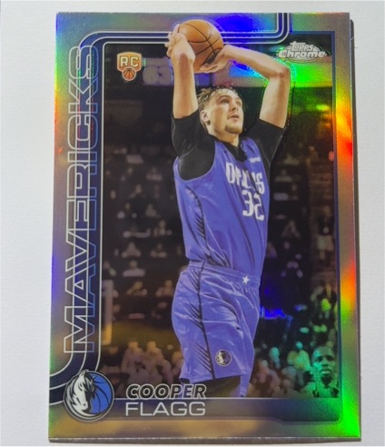 2025-26 Topps Chrome #251 Cooper Flagg — front