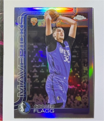 2025-26 Topps Chrome #251 Cooper Flagg — front