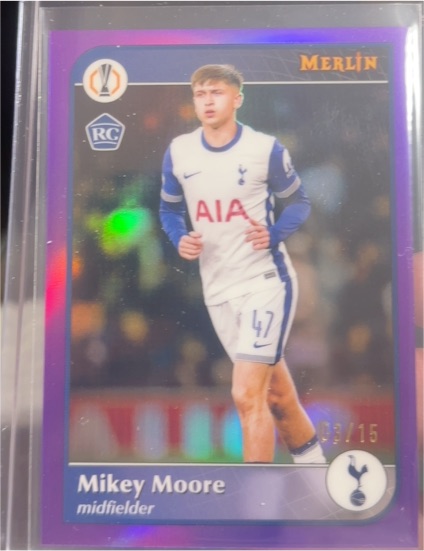 2024-25 Topps Merlin UEFA #147 Mikey Moore — front