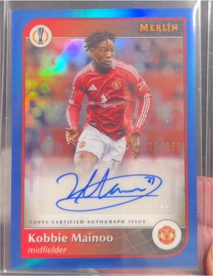 2024-25 Topps Merlin UEFA Club Competitions #37 Kobbie Mainoo — front