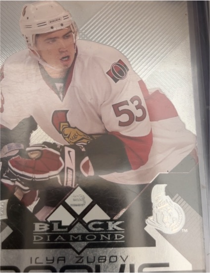 2008-09 Black Diamond #162 Ilya Zubov — front