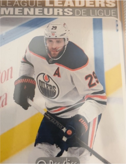 2020-21 O-Pee-Chee League Leaders #583 Leon Draisaitl — front