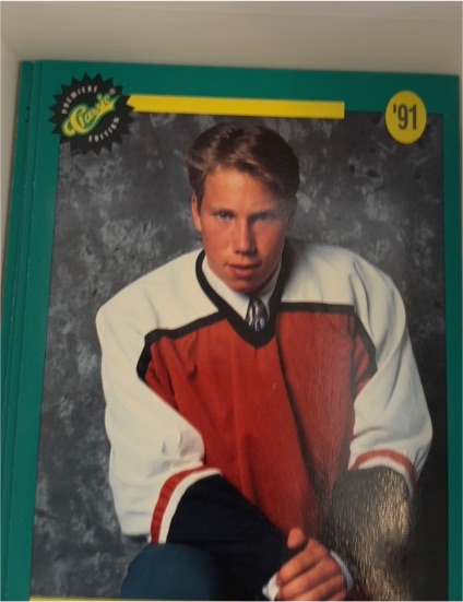 1991 Classic Draft Picks #5 Peter Forsberg — front