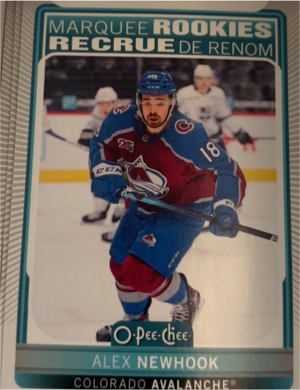 2021-22 O-Pee-Chee #536 Alex Newhook — front