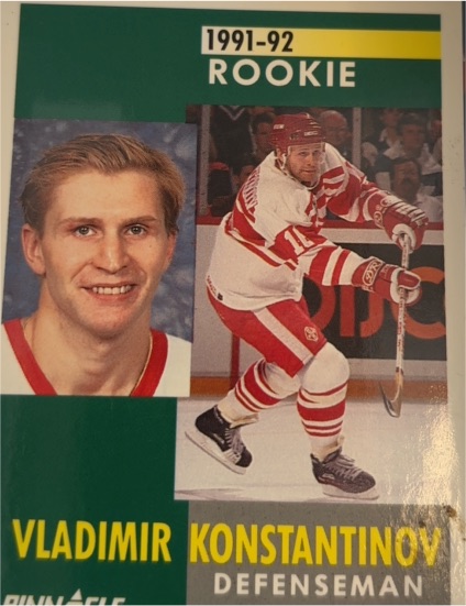 1991-92 Pinnacle #311 Vladimir Konstantinov Rookie — front