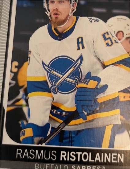 2021-22 Upper Deck #23 Rasmus Ristolainen — front