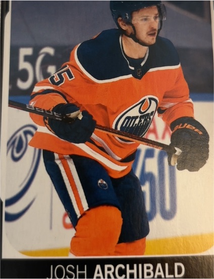 2021-22 Upper Deck Series 1 #70 Josh Archibald — front