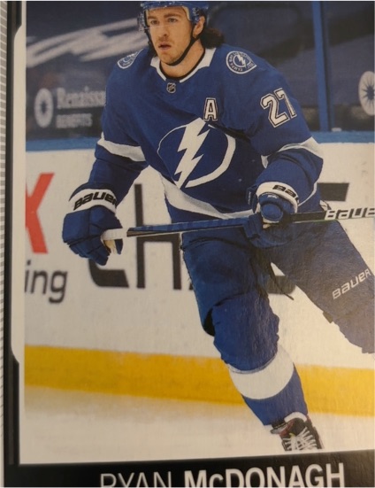 2019-20 Upper Deck #273 Ryan McDonagh Tampa Bay Lightning — front