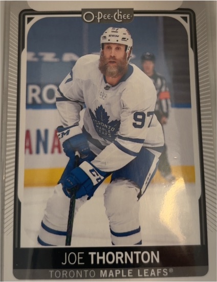 2021-22 O-Pee-Chee #290 Joe Thornton — front