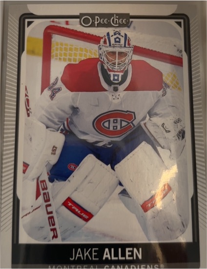 2021-22 O-Pee-Chee #345 Jake Allen — front