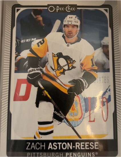2021-22 O-Pee-Chee #313 Zach Aston-Reese — front