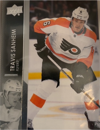2021-22 Upper Deck Series 2 #384 Travis Sanheim — front