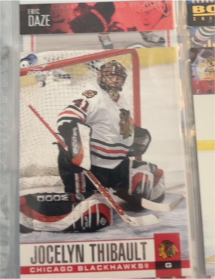 1999-00 Upper Deck #204 Jocelyn Thibault — front