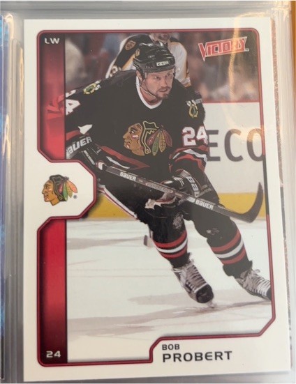 2005-06 Upper Deck Victory #24 Bob Probert — front
