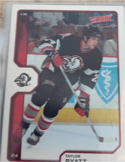 2002-03 Upper Deck Victory #24 Taylor Pyatt — front