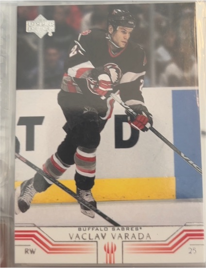 2001 Upper Deck #25 Vaclav Varada — front