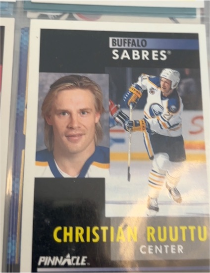 1991-92 Pinnacle #60 Christian Ruuttu — front