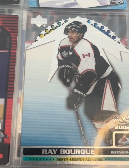 2001-02 Pacific North America All-Stars Die-Cut #3 Ray Bourque — front