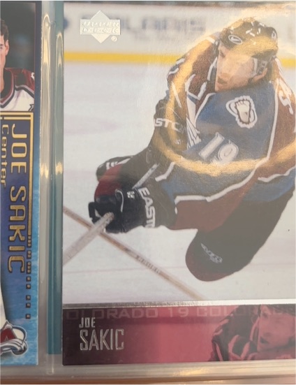 1997-98 Upper Deck #253 Joe Sakic Colorado Avalanche — front