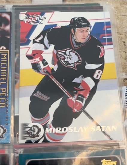 1997-98 Pacific #132 Miroslav Satan — front