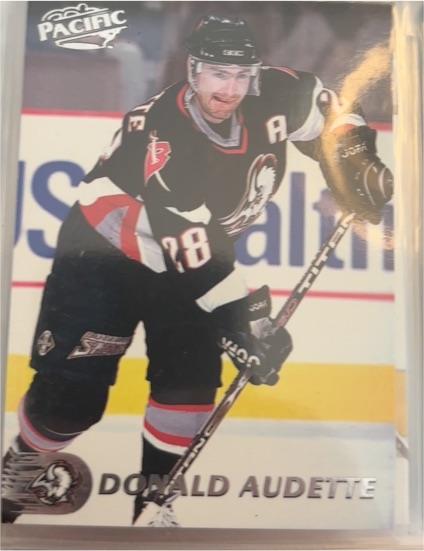 1997-98 Pacific #184 Donald Audette — front
