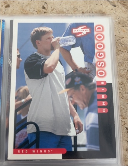 1997-98 Score Team Collection #17 Chris Osgood — front