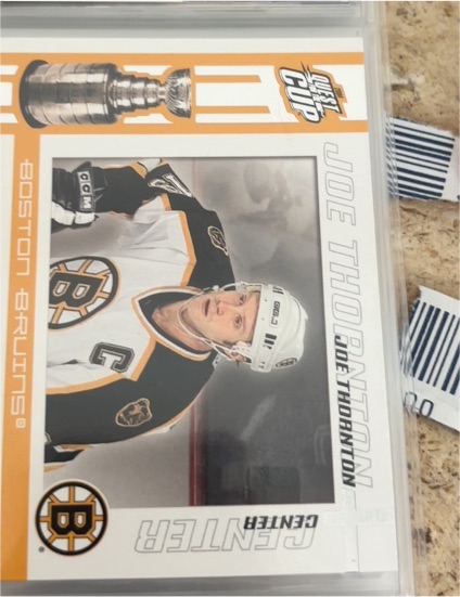 2003-04 Pacific Quest for the Cup #10 Joe Thornton — front