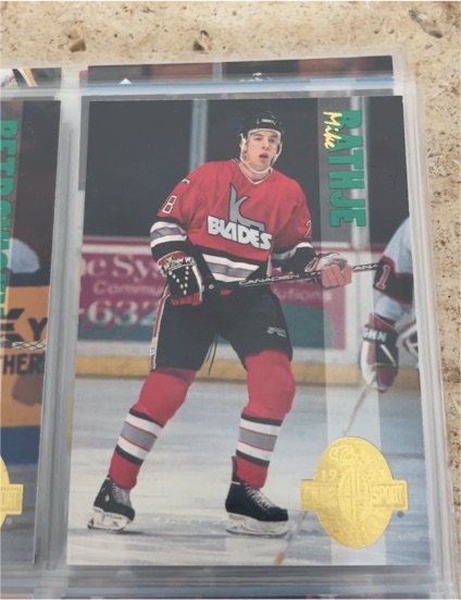 1993 Classic Four Sport #246 Mike Rathje — front