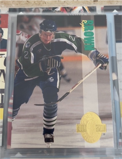 1993 Classic Four Sport Collection #218 Ryan Brown — front