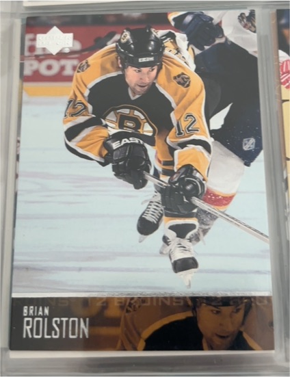 2023-24 Upper Deck Boston Bruins Centennial #99 Brian Rolston — front