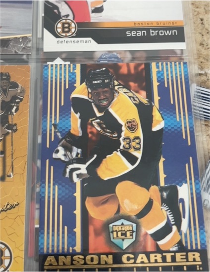 2000 Pacific Dynagon Ice #22 Anson Carter — front