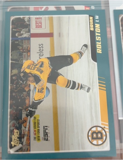 2001-02 Topps #129 Brian Rolston Boston Bruins — front