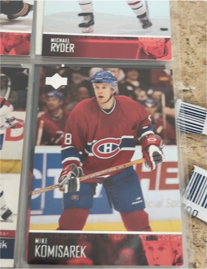 2002-03 Upper Deck Canadiens Ice Hockey #102 Mike Komisarek — front