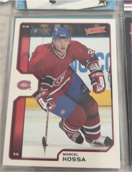 2002-03 Upper Deck Victory #36 Marcel Hossa — front