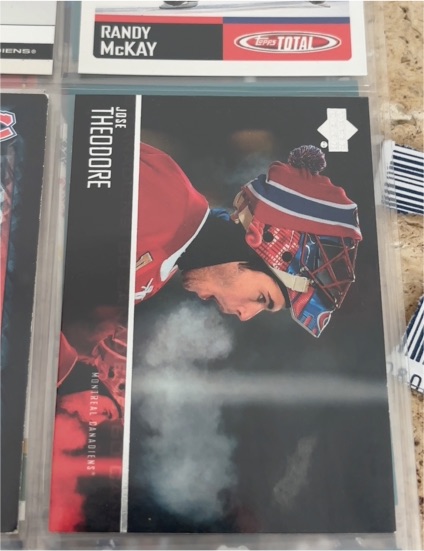 2003 Upper Deck #1 Jose Theodore — front